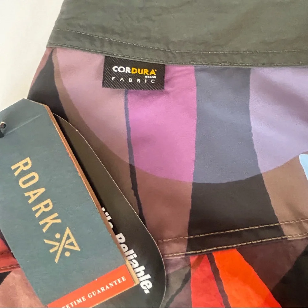 Roark Boatman Board Shorts Mens 32 Surf Swim Trunks Multicolor RB399 NWT NEW